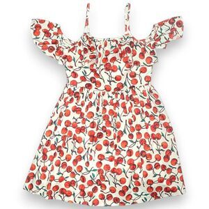 NWT Milly Minis Girls Cherry Eden Cold Shoulder Summer Bella Dress Size 12